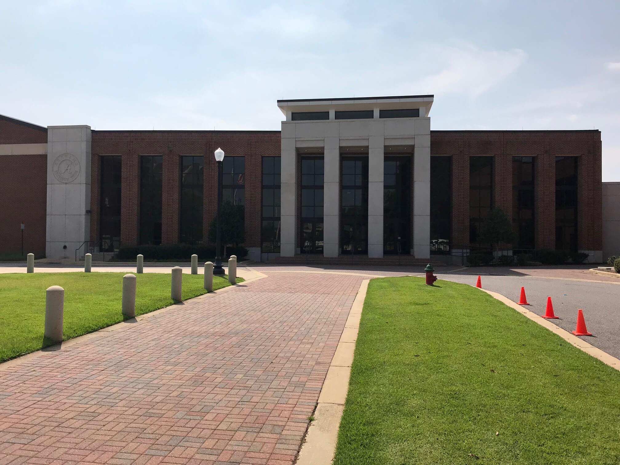 University of Alabama Weight Room Facility